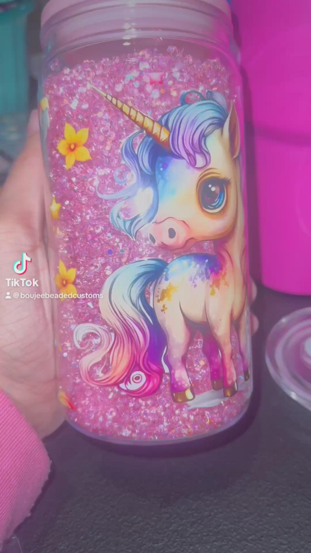 16 oz Rhinestone Cup